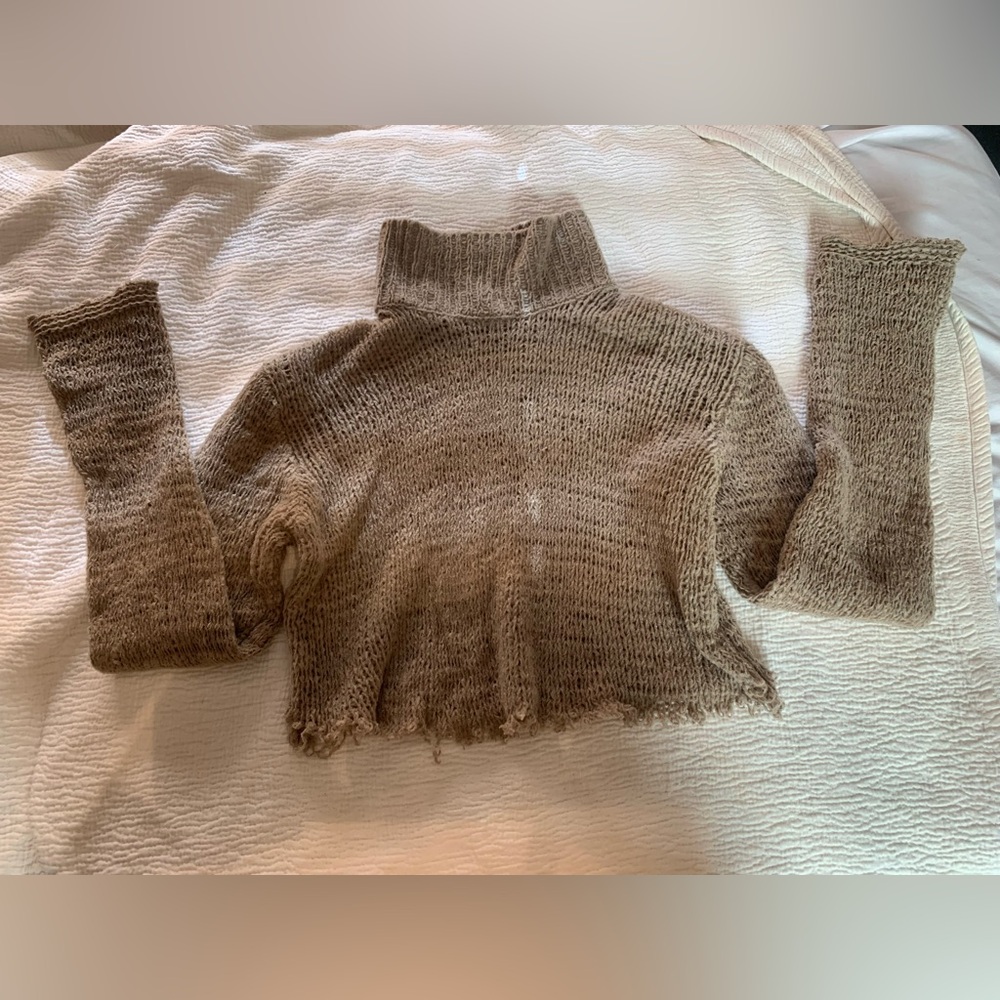 RARE! Authentic Vintage (very vintage!) Armani Cropped Turtle Neck